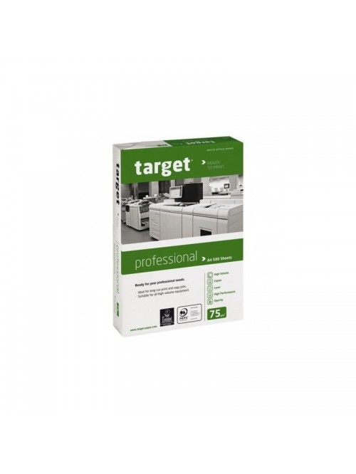 Target Lot 3 Ramettes 500 feuilles Papiers TARGET A4 blanc 75 g 21 x 29,7 cm