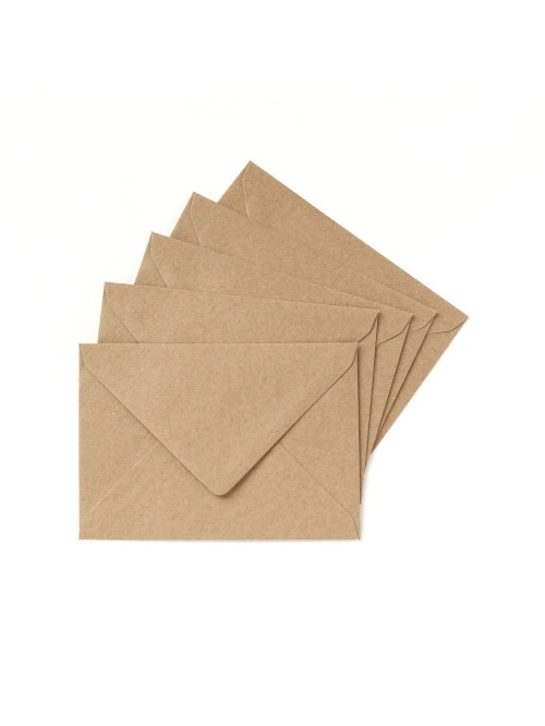 PARTAGEZ CE PRODUIT   Envelope Wrap LOT DE 500 ENVELOPPES 21 64G KRAFT DK