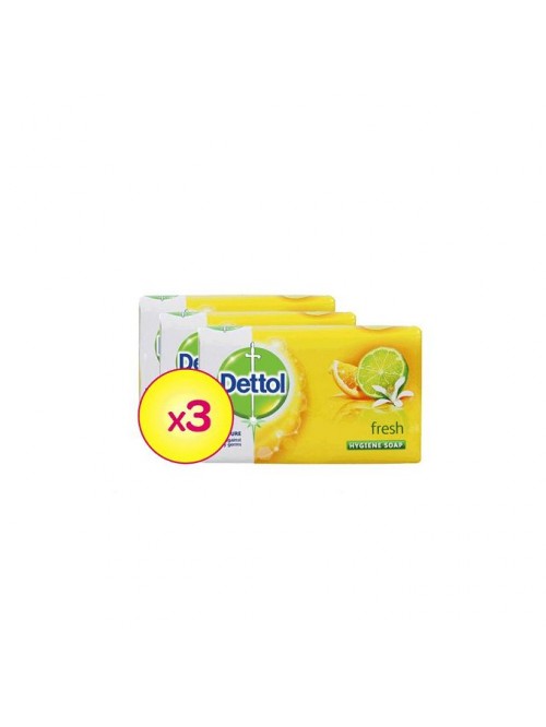 Dettol Savon Solide Fresh 120G - Pack de 3