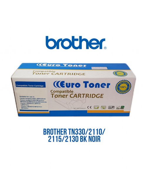 BROTHER TN330-2110-2115-2130 BK NOIR