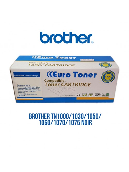 BROTHER TN1000-1030-1050-1060-1070-1075 NOIR