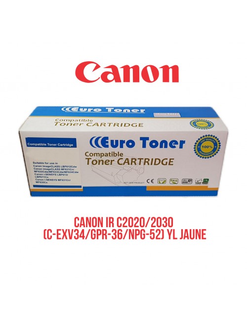 CANON IR C2020 2030  C-EXV34 GPR-36 NPG-52 YL JAUNE