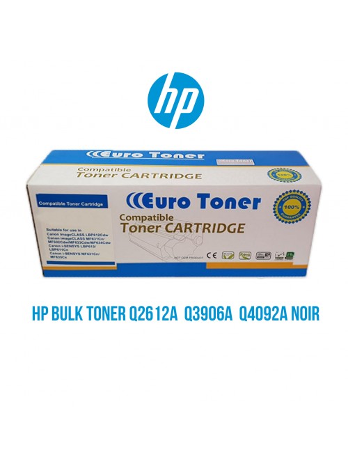 HP BULK TONER Q2612A  Q3906A Q4092A NOIR