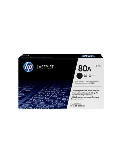 HP 80A NOIR CF280A - TONER HP LASERJET D'ORIGINE