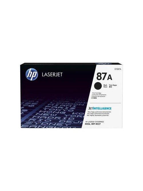 HP 87A NOIR CF287A - TONER HP LASERJET D'ORIGINE